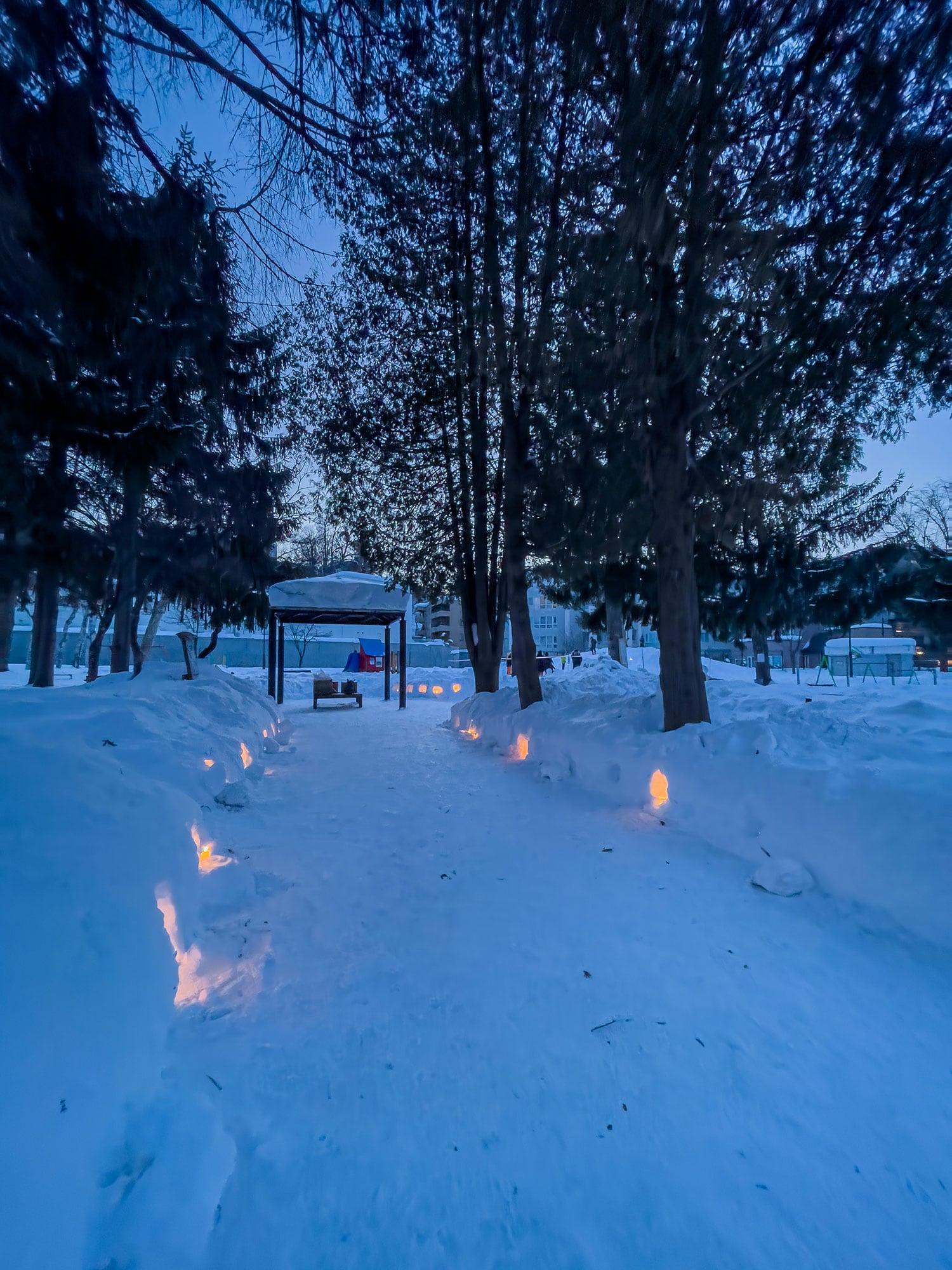 2026.2.7 青少年部 「伏見公園ゆきだるま・キャンドル作りライトアップ」