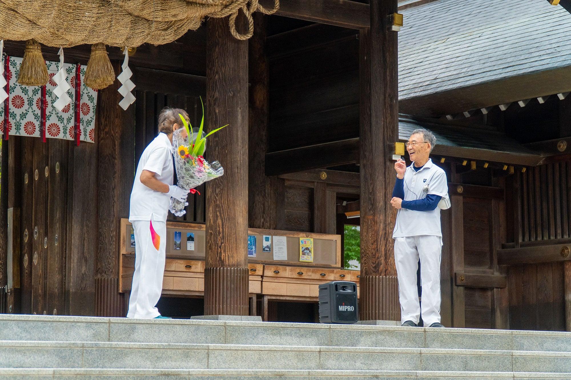 ラジオ体操表彰式が行われました